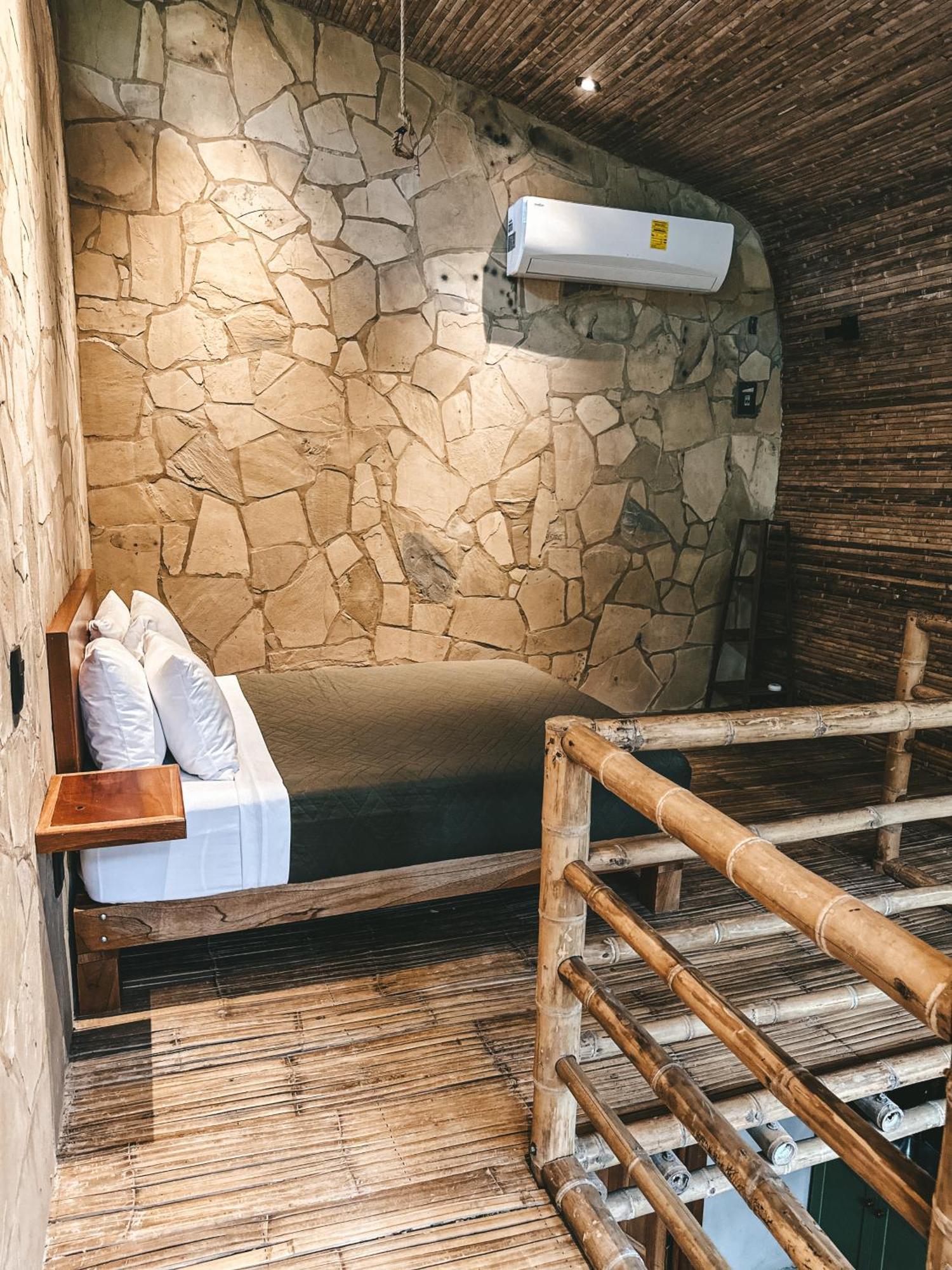 Cabana De Bambu En La Selva Palenque Exteriér fotografie